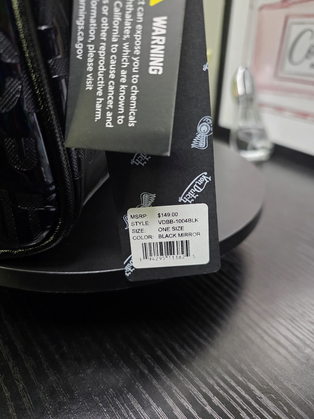 Von Dutch Black Patent Bag - Picture 6 of 6